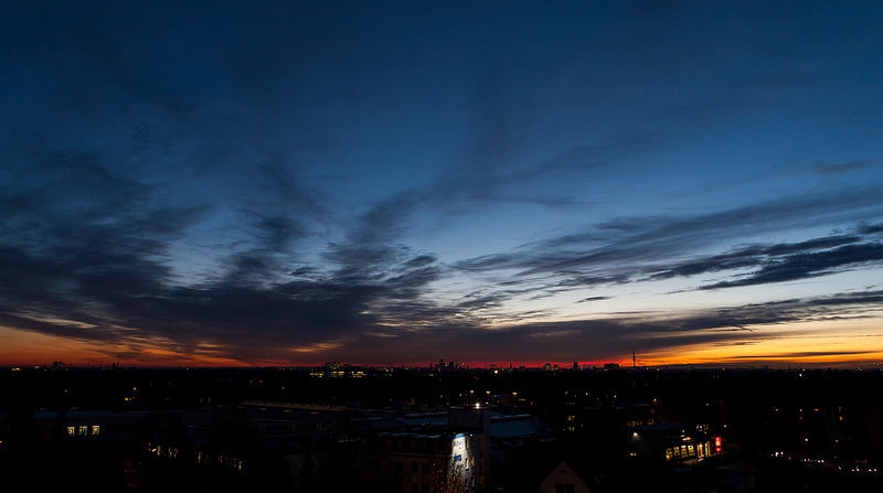 Sonnenuntergang Hamburg 1